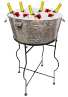 Vente en gros seau à glace galvanisé en métal de haute qualité pour la maison et l'hôtel-Ware pour fête à des fins décoratives de l'Inde