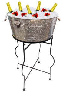 Venta al por mayor de metal galvanizado cubo de hielo de alta calidad para el hogar y el hotel para fines decorativos de FIESTA DE LA India - Product Image 6