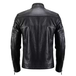 Chaqueta de vuelo de cuero para hombre con forro de piel extraíble y Estilo clásico-Ideal para pilotos y entusiastas de la moda - Product Image 2