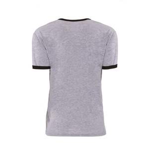 3055 hommes coupe ajustée maillot à manches courtes sonnerie t-shirt 60% coton/40% polyester col rond - Product Image 4