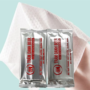 Lingettes humides douces du Vietnam à l'extrait d'aloès pour le visage et les mains sans alcool - Product Image 1