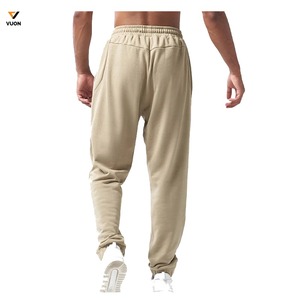 Otoño Invierno alta calidad personalizado más algodón holgado gimnasio pantalones hombres Jogging pantalones de chándal-Unisex - Product Image 2