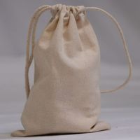 Sacs à chaussures de luxe écologiques personnalisés 100% coton lin réutilisables résistants à l'eau avec cordon de serrage et fermeture éclair couleur personnalisée