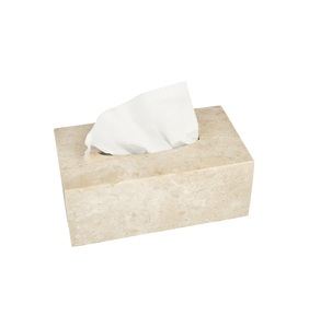 Caja de pañuelos de mármol, soporte de papel para el hogar y la Oficina, dispensador de pañuelos para baño, cocina, mesa de comedor, venta - Product Image 4