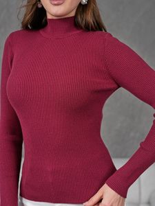 Women Turtleneck Sweater Long Sleeves Fit Warm Custom Make Multicolored Pullover - Product Image 5