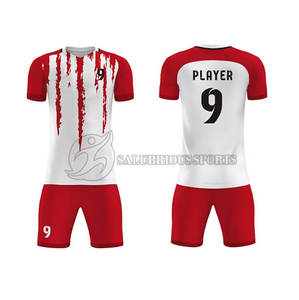 Camiseta de Fútbol de Alta Calidad 100% Poliéster, Uniforme de Fútbol con Impresión Personalizada, SALUBRIOUS SPORTS SS-1409, Precio Bajo - Product Image 6