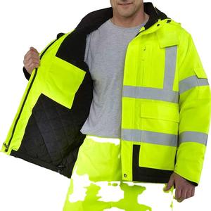 Chaqueta de Seguridad para Trabajo, Chaqueta de Invierno de Alta Visibilidad con Reflectivo para Construcción, Gran Venta - Product Image 1