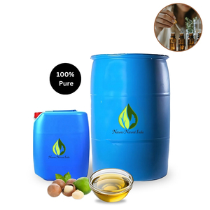 Fabricante de Aceite de Macadamia Amarillo Pálido Prensado en Frío de la India |   Aceite Comestible Puro con Aroma Dulce a Nuez, Proveedor de Grandes Cantidades, GMP - Product Image 4