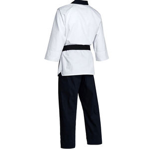 Uniforme de Taekwondo de talla grande hecho en fábrica, logotipo personalizado, la mayoría de las ventas, nueva ropa para artes marciales, venta al por mayor disponible - Product Image 3