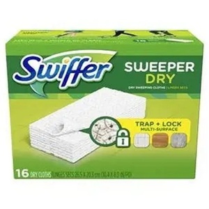 Lot de 4 recharges de tampons en microfibre compatibles avec le balai SWIFFERSweeper, tampons humides, tampons secs réutilisables, recharges de tampons pour balai - Product Image 4