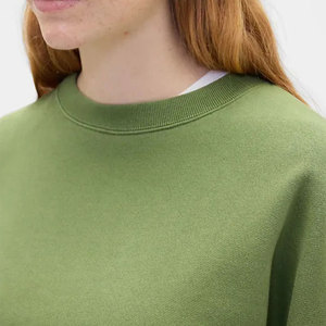 Vente en gros de logo personnalisé sweat-shirt confortable à manches longues pour femmes tissu riche en coton pull à coupe décontractée pour un usage quotidien - Product Image 3