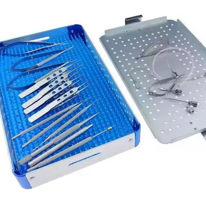 Juego de Microcirugía Oftálmica de Acero Inoxidable de Primera Calidad QNQ, Instrumentos Quirúrgicos Esenciales para el Cuidado Ocular de Cataratas, Clínica - Product Image 1