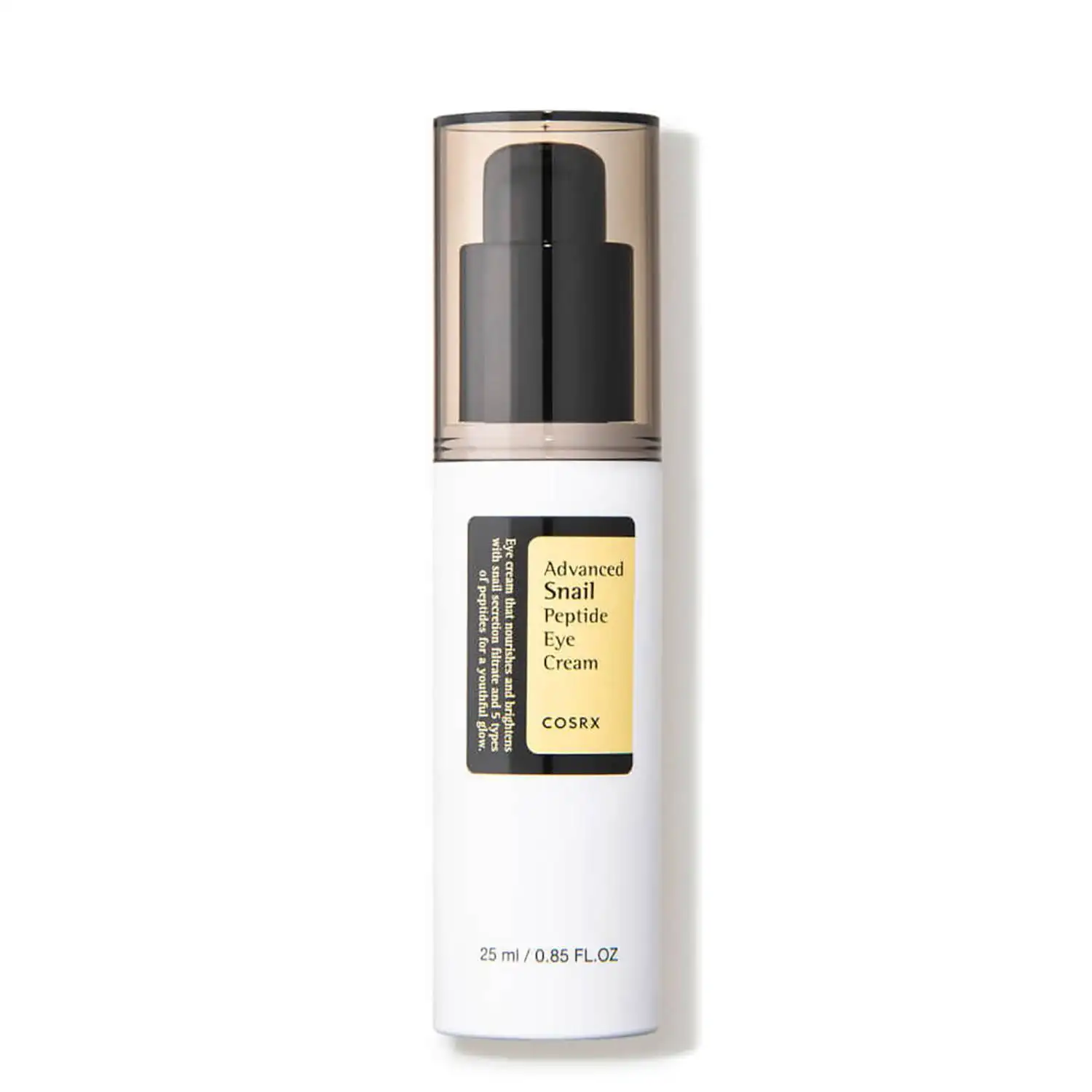 Brightening Night Cream for Fine Line Dark Circles 73.7% Snail Mucin 2% Niacinamide COSRX Advanced Snail Peptide Eye Cream 25ml