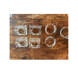 Venta al por mayor de servilleteros acrílicos de forma redonda y tamaño pequeño con artículos de fiesta y pulido brillante hecho a mano - Product Image 2