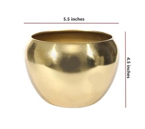 New Hot Selling Gold silver Metal Planter pot for Home Decor Living Space Plant Pot for Indoor Festive Gift Home Balcony Decor - Product Image 3