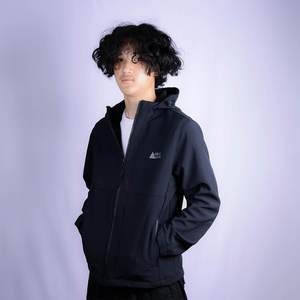 Navigate Reversible Softshell Sudadera con capucha Chaqueta a prueba de agua con cremallera XS 6XL Tamaños Patrón bordado de alta calidad Material de LICRA - Product Image 1