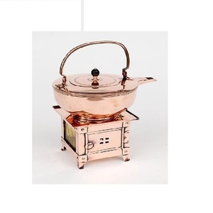 กาต้มน้ำชาและกาแฟทำจากทองแดงรูปทรงกลมสไตล์วินเทจเหมาะสำหรับเครื่องครัวที่หรูหราเครื่องใช้ทองแดง - Product Image 2