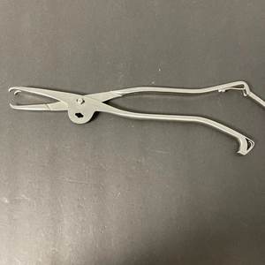 Instruments de chirurgie orthopédique médicale Bishop Bone Holding Forceps 12 "Mâchoire réglable avec cliquet en acier inoxydable ISO CE - Product Image 3