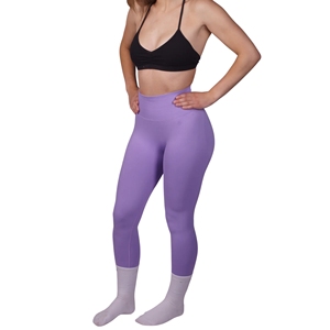 กางเกงเลกกิ้งเล่นโยคะเอวสูงลายสก็อตยืดหยุ่นได้ควบคุมหน้าท้องได้เป็นมิตรกับสิ่งแวดล้อมระบายอากาศได้ดี - Product Image 5