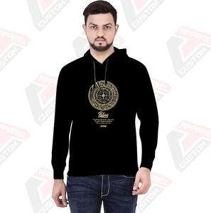 Premium Men's Pullover <b>Hoodie</b> Ultra Cozy and Comfortable 100% Cotton Embroidered Plain Dyed with Digital Printing for Winter - Product Image 1