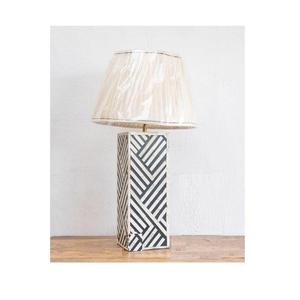 Lámparas de mesa de mosaico con incrustaciones de hueso de diseño moderno con accesorio eléctrico, decoración del hogar, lámparas de mesa de tornillo de estilo tornillo - Product Image 5
