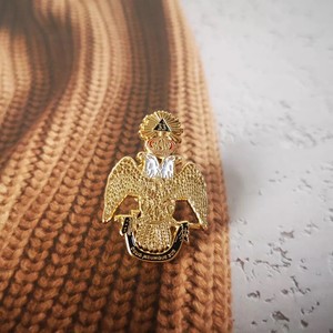 Thương Hiệu Mới Masonic Ve Áo Pins Huy Hiệu Tùy Chỉnh Cổ Được Chấp Nhận Scotland Nghi Lễ 33 Regalia Freemason Nghi Lễ Ve Áo Pins Phù Hiệu - Product Image 4