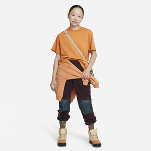 Logotipo personalizado 100% algodón a juego familia camisetas niños camiseta en blanco Color sólido Oversize niñas camiseta 6-12 años - Product Image 4