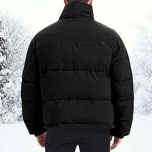Doudounes personnalisées bleu doudounes d'hiver OEM chaudes pour hommes pas cher fabriquées par Dress Sports - Product Image 3
