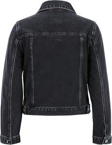 Chaqueta vaquera de estilo motorista informal para mujer, botón de Color personalizado, negro, dorado, cintura suave a medida, Otoño Invierno 2025 - Product Image 2