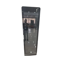 Réfrigérateur commercial vertical Klimasan S400 Elite 403 L avec porte vitrée simple, 6 étagères, dégivrage automatique