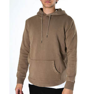 Pull doux à manches longues noir sweats à capuche pour hommes avec poche avant demande du client sweats à capuche de qualité - Product Image 2