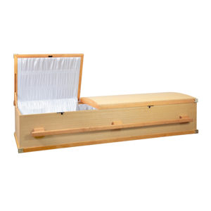 Cercueil en bois élégant pour les funérailles et la crémation faites à la main au Vietnam - Product Image 1