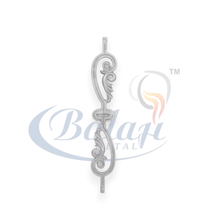 Barandilla de Hierro Fundido Estilo Real, 5 Años de Garantía, Superficie con Gran Pulido por Granallado, Balaustrada Gris sin Marco para Balcón, Protección UV - Product Image 1