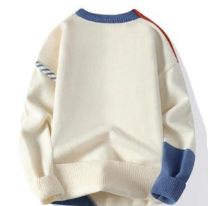 Custom Winter Casual Design Polo Collar Long Sleeve Mohair Color Sweater For <b>Men</b> <b>Pullover</b> Casual Unisex Custom Wears - Product Image 6