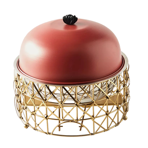 Casserole en métal de fil blanc de conception classique avec la marmite chaude d'acier inoxydable de finition personnalisée pour le fournisseur indien de portion de nourriture - Product Image 3