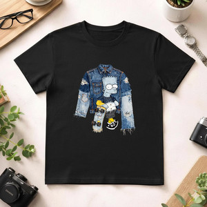 T-Shirt Unisex 210GSM 100% Cotone Modello Rose Taglia 2XL Abbigliamento Casual Aderente Oversize con Stampa Termica DTG - Product Image 1