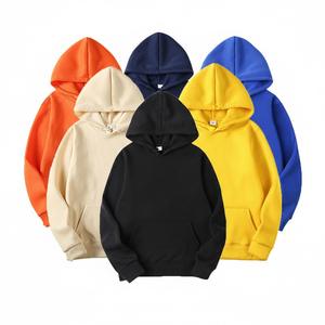 Sweat à capuche unisexe en polaire brodé avec logo personnalisé pour homme – Coupe régulière, vêtement de jogging épais - Product Image 5