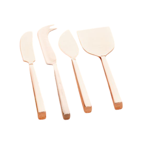 Juego de cuchillos de queso de diversos tonos hechos con madera de la mejor calidad, cuchillos de color negro natural y blanco para cocina modular - Product Image 4