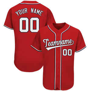 Camisetas Deportivas Personalizadas de Fábrica Directa para Adultos, Jersey de Béisbol Cómodo, Impresión por Sublimación de Alta Calidad, Transpirable - Product Image 3