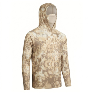 Sweat-shirts de pêche pour hommes, en matériau extérieur durable, coupe confortable, vêtements de pêche, camping, randonnée - Product Image 5