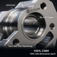 Service d'usinage CNC de précision 5 axes sur aluminium et acier inoxydable, tournage, fraisage, brochage, OEM/ODM personnalisé, vérifié CMM 0,005 mm, certifié ISO