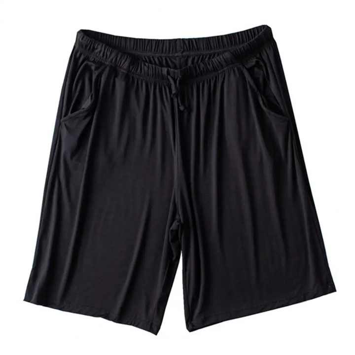 Modal Shorts Men's Modal Summer Pajama Shorts Stay Cool Comfortable Drawstring Lounge Shorts for Home Sports All-day Wear