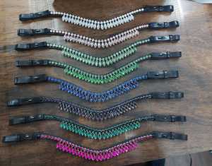 Súper ligero hoja verde guanina cuero frente banda cómodo negro marrón diseñador caballo Accesorios - Product Image 4