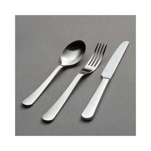 Nouveau design de couverts à poignée ensemble de mariage argenterie conception simple en acier inoxydable métal couteau fourchette cuillère ensemble de couverts - Product Image 6