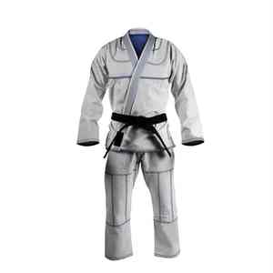 Kimono d'entraînement en coton léger professionnel, durable et confortable, uniforme de karaté, de BJJ et de judo, fabricant de kimonos d'arts martiaux sur mesure - Product Image 4