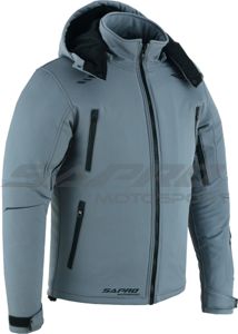 Veste Softshell de Motard Haute Qualité Coupe-Vent Imperméable Respirante Séchage Rapide Col Montant à Capuche Hiver Streetwear Fabriquée avec des Matériaux de Haute Qualité - Product Image 2