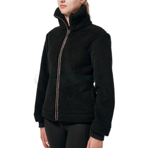 High performance womens riding jacket waterproof breathable stretch fabric equestrian outerwear designed for comfort durability - Product Image 1