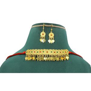 Martasha diseñador islámico Ramadán especial dorado UAE joyería especial Dubai joyería collar pendiente conjunto - Product Image 5