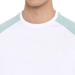 T-shirts décontractés pour hommes en tissu de toile respirant en polyester/coton, col rond, coupe régulière, 380 g, pour la salle de sport et le travail - Product Image 5