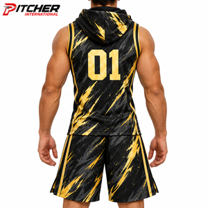 Maillot de football sans manches OEM pour hommes, uniforme de football 7v7 personnalisé sans manches, uniforme de football 7v7 sans manches avec faible MOQ - Product Image 4